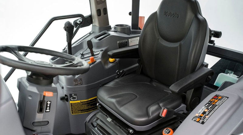 Kubota tractor focuses on operator comfort